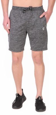 MCSG MANUFACTURERS Self Design Men Grey Sports Shorts