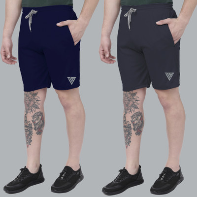 DONBALLER Solid Men Multicolor Regular Shorts