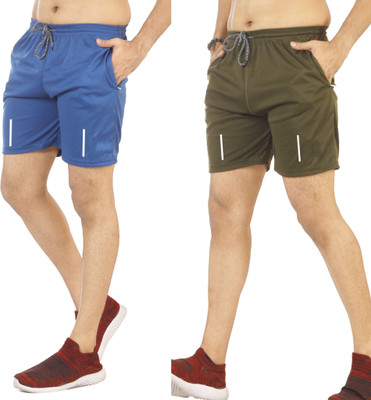 FARSH Solid Men Multicolor Regular Shorts