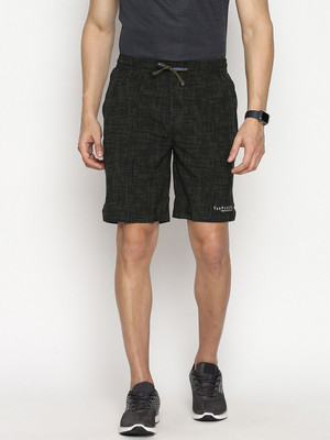 VAN HEUSEN Printed Men Green Sports Shorts