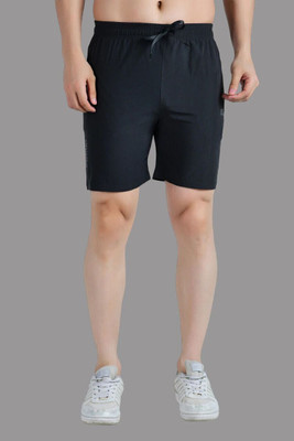 KWINGS Solid Men Dark Grey Sports Shorts