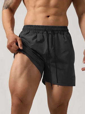 MENDIOR Solid Men Dark Grey Boxer Shorts