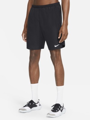 NIKE Solid Men Black Sports Shorts