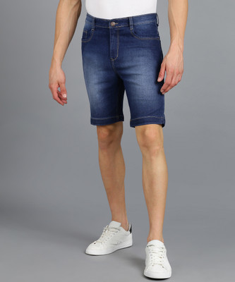 METRONAUT Dyed/Washed Men Blue Denim Shorts