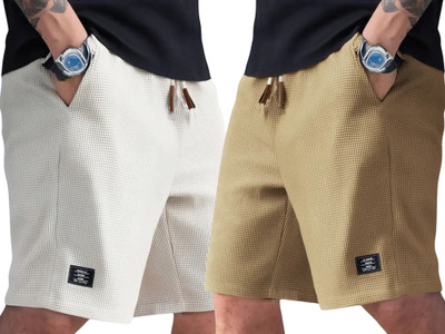 sti Solid Men Multicolor Regular Shorts