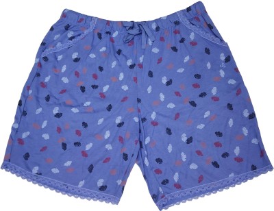 JOCKEY Printed Women Blue Regular Shorts