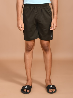 SKYKNIT Solid Men Green Bermuda Shorts