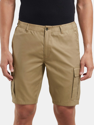 JOCKEY Solid Men Brown Cargo Shorts