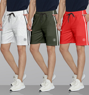 ARDEUR Self Design Men Multicolor Regular Shorts