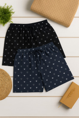 Tapasya fashion Printed Women Multicolor Regular Shorts