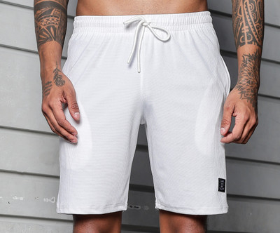 DBAX Solid Men White Regular Shorts