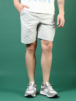 V-MART Solid Men Grey Regular Shorts