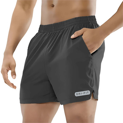 PRABAHA Solid Men Dark Grey Regular Shorts