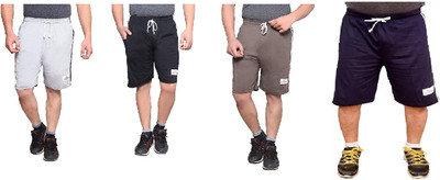 Kolva Solid Men Multicolor Running Shorts