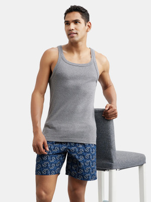 JOCKEY Printed Men Blue Boxer Shorts