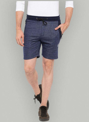 Status Quo Solid Men Dark Blue Basic Shorts
