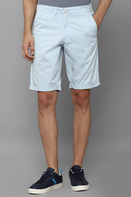 Allen Solly Printed Men Light Blue Regular Shorts