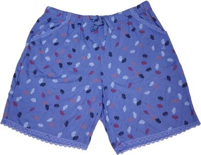 JOCKEY Printed Women Blue Boxer Shorts