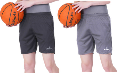 Xmer Solid Men Multicolor Regular Shorts