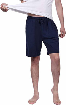 Nissi Solid Men Black Basic Shorts