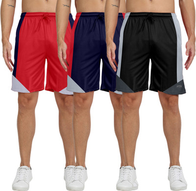 FTX Color Block Men Multicolor Sports Shorts
