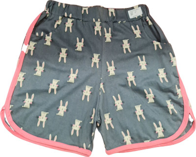 rayie collection Printed Women Grey Regular Shorts