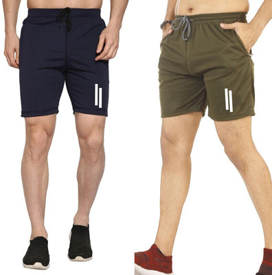 FARSH Striped Men Multicolor Sports Shorts