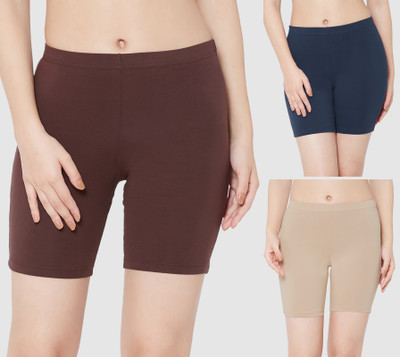 Lux Parker Solid Women Multicolor Cycling Shorts