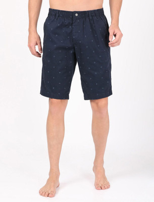 JOCKEY Printed Men Dark Blue Casual Shorts