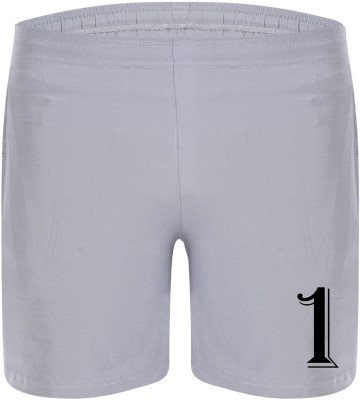 Teeglee Printed Men Grey Regular Shorts