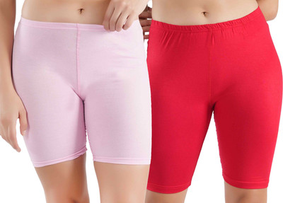 Shapyfit Solid Women Multicolor Cycling Shorts