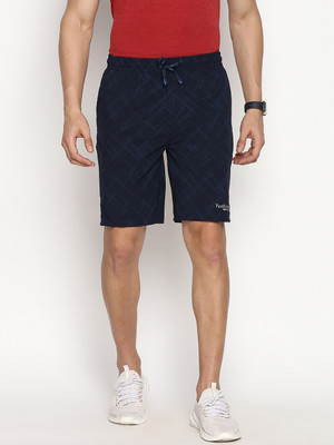 VAN HEUSEN Printed Men Dark Blue Sports Shorts