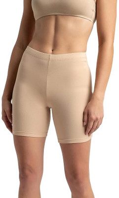 Shiv Gauri Solid Women Beige Cycling Shorts