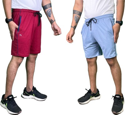 FABROYZ Solid Men Multicolor Bermuda Shorts