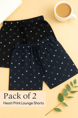 nivafashion Printed Women Multicolor Regular Shorts