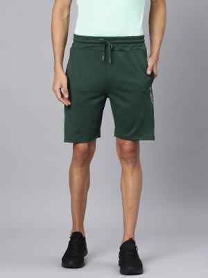 ARDEUR Solid Men Green Sports Shorts