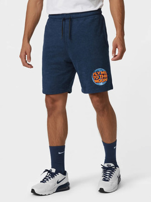 Fflirtygo Solid Men Dark Blue Regular Shorts