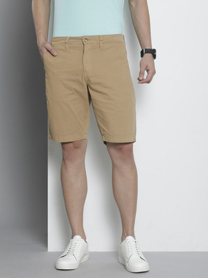 NAUTICA Solid Men Khaki Regular Shorts