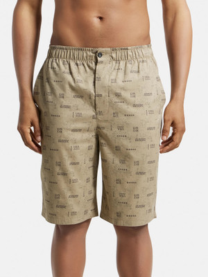 JOCKEY Printed Men Brown Bermuda Shorts