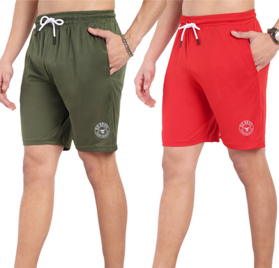 Go Devil Solid Men Multicolor Casual Shorts