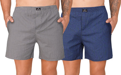 String Checkered Men Multicolor Boxer Shorts