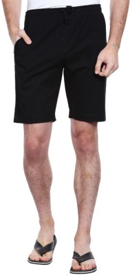 ALLOCATE Striped Men Black Casual Shorts