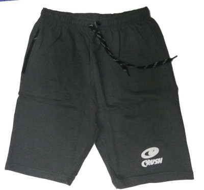 New Ladies Zone Solid Men Grey Bermuda Shorts