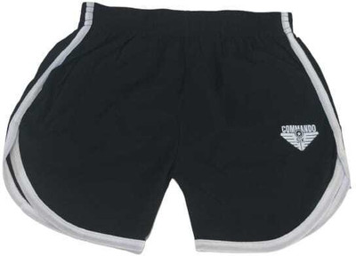 SKUs Striped Men Reversible Grey Running Shorts