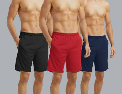 VS Tex Solid Men Multicolor Sports Shorts