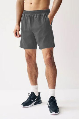 Culish Trend Solid Men Grey Sports Shorts