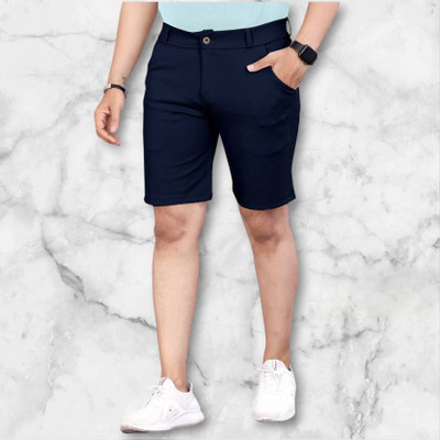 LAPATACLUB Solid Men Blue Sports Shorts