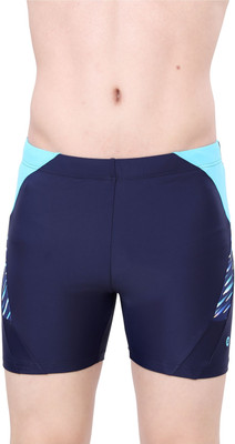 Lactra Solid Men Dark Blue Sports Shorts
