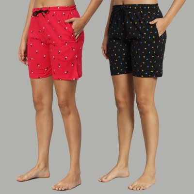 HEMLOCK Printed Women Multicolor Night Shorts