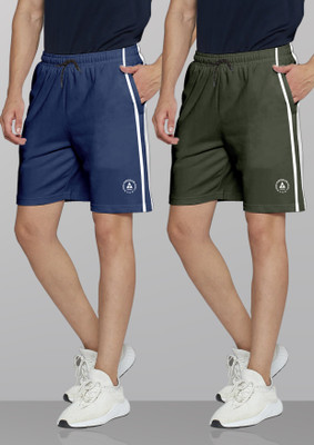 ARDEUR Self Design Men Multicolor Regular Shorts